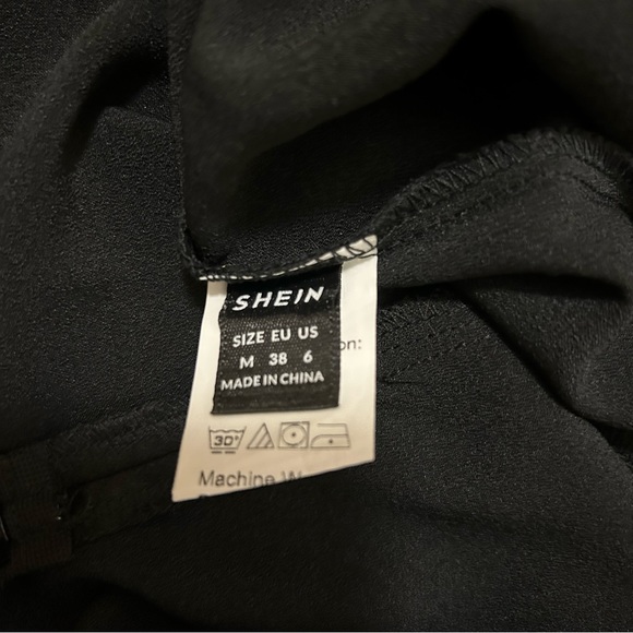 Black Long Sleeve Mini Dress - Picture 8 of 8